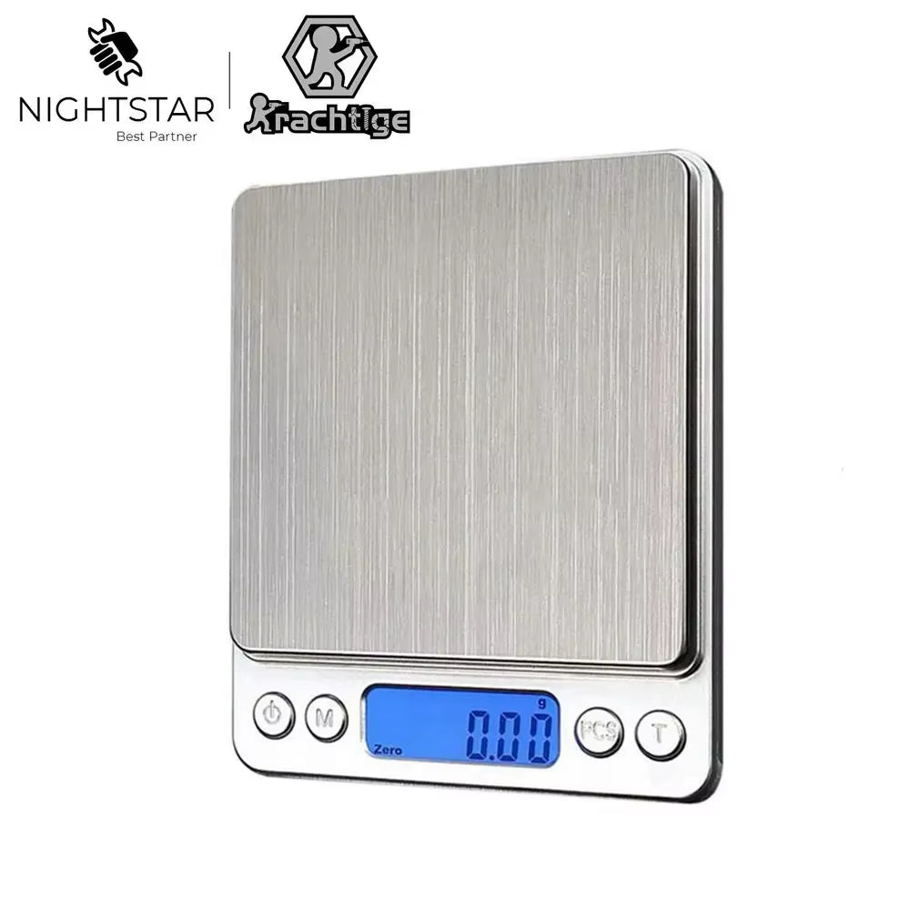 3000G X 0.1G Digital Gram Scale Pocket Electronic Jewelry Weight Scale 500G X 0.01G Scale / NO Retail Packaging