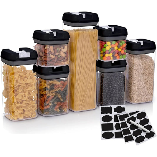 7-Piece Stackable Airtight Food Storage Container Set